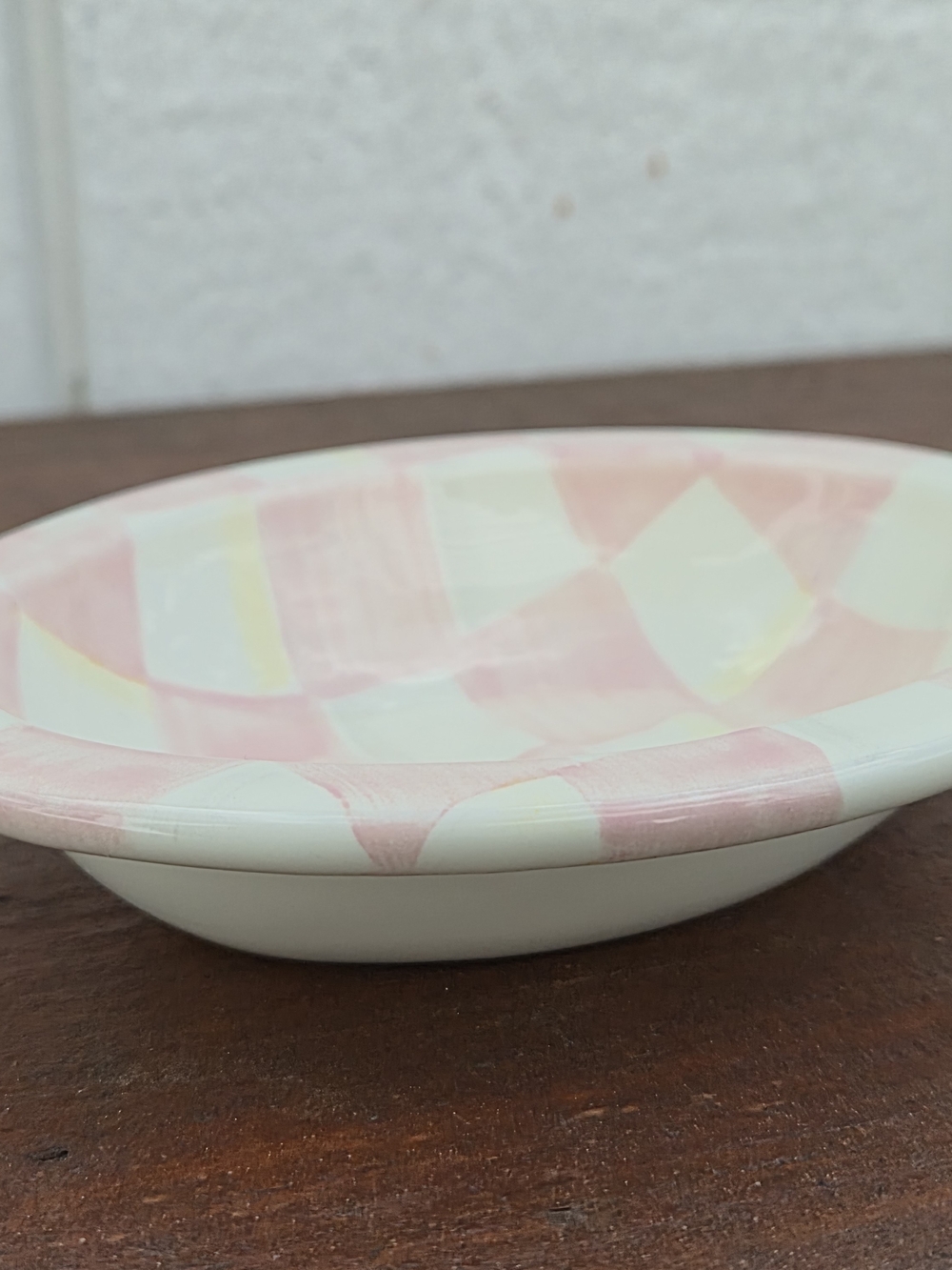 MacKenzie-Childs Rosy Check Soap Dish